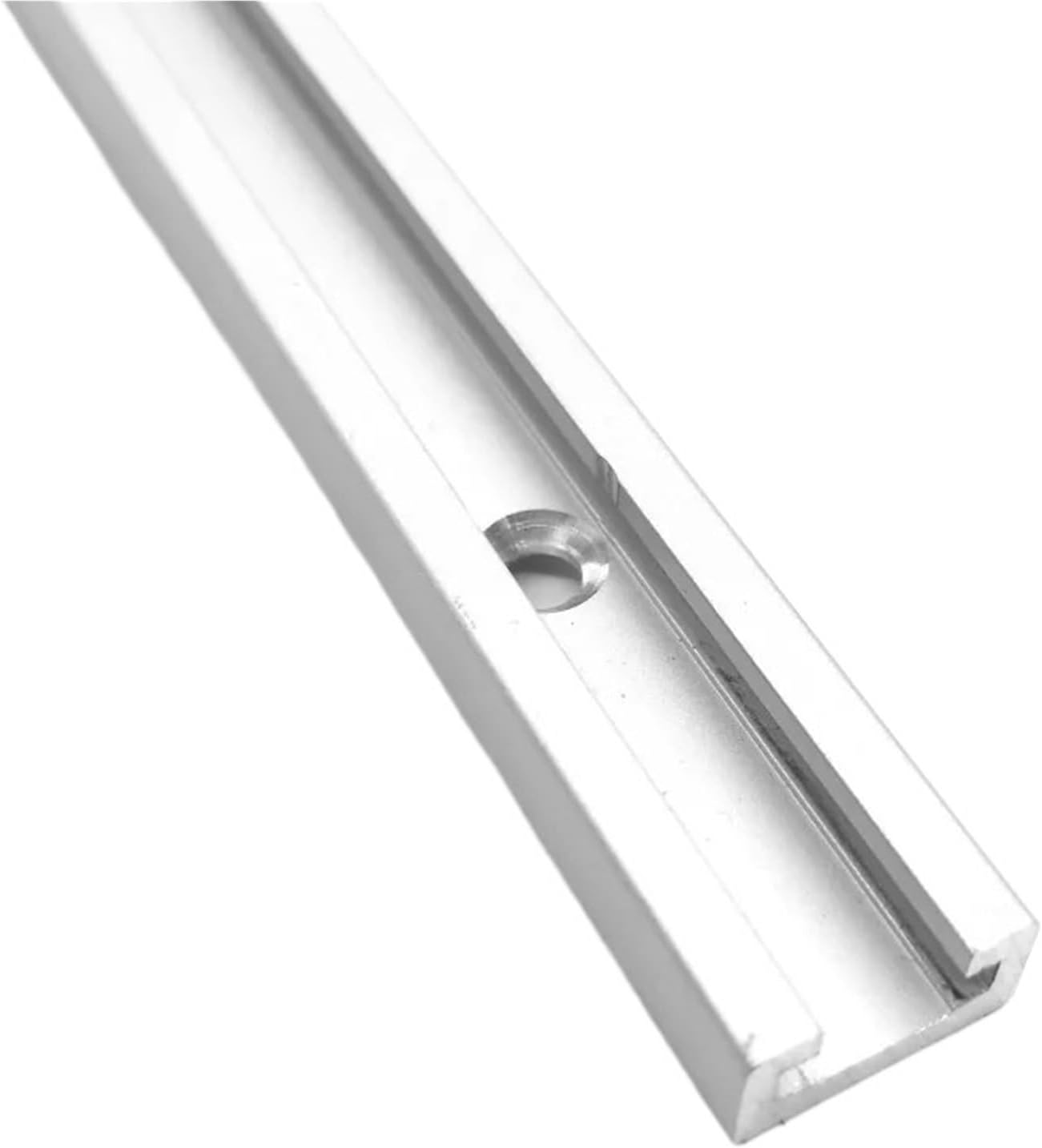 T-Track Aluminium Alloy T-Slot Slide Track for Woodworking Miter 19mm for Saw and Router Table Workbench Tools(1Pc 300mm T-track)