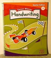 zaner Bloser Handwriting 3 Teacher edition 0736751548 Book Cover