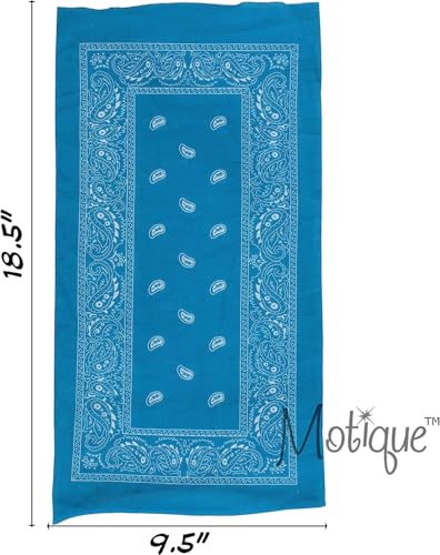 Image of Motique Accessories Paisley Bandana Neck Gaiter Tube Headwear Motorcycle Face Scarf
