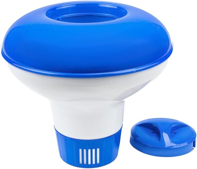 Zhongtou 5 Inch Chlorine Dispenser for Swimming Pool Chlorine Tablets Floating Dispenser Multifunction Chemical Chlorine Floater for Hot Tub Paddling Pool Spa Cleaner Water Park