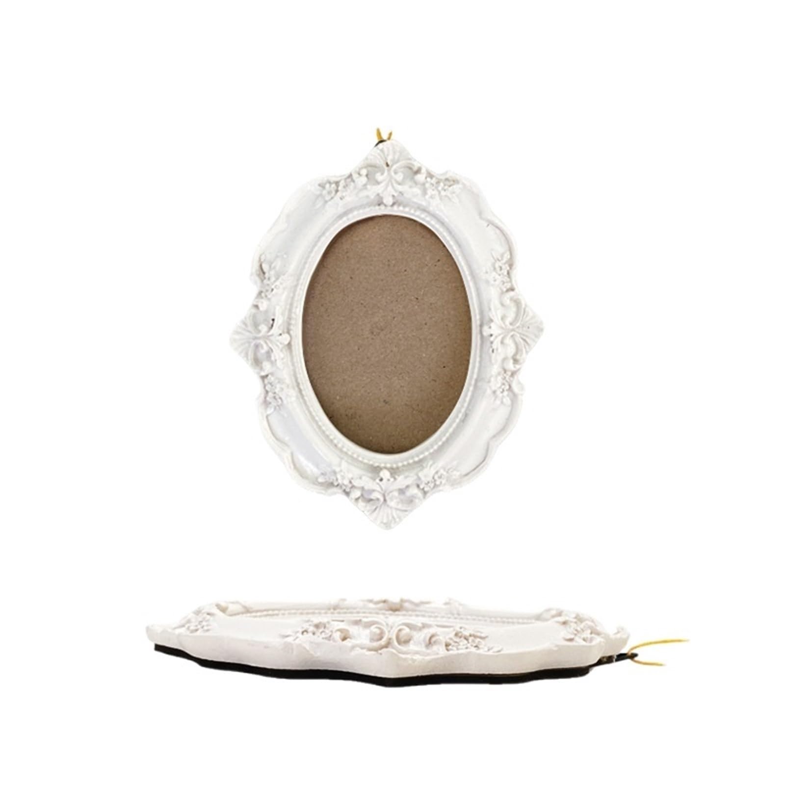 Mdnipqbam B Modern Vintage European-Style Embossed Photo Frame Wall Decoration With Carved Hanging For Home Use(B)