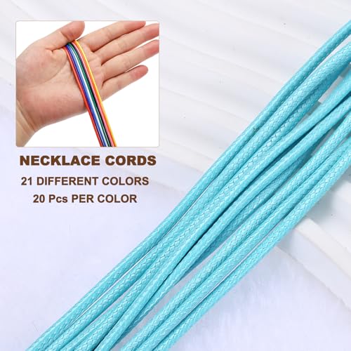 Cuerda para collar lista para montar: olvídate de nudos con este cordón de 24" 5