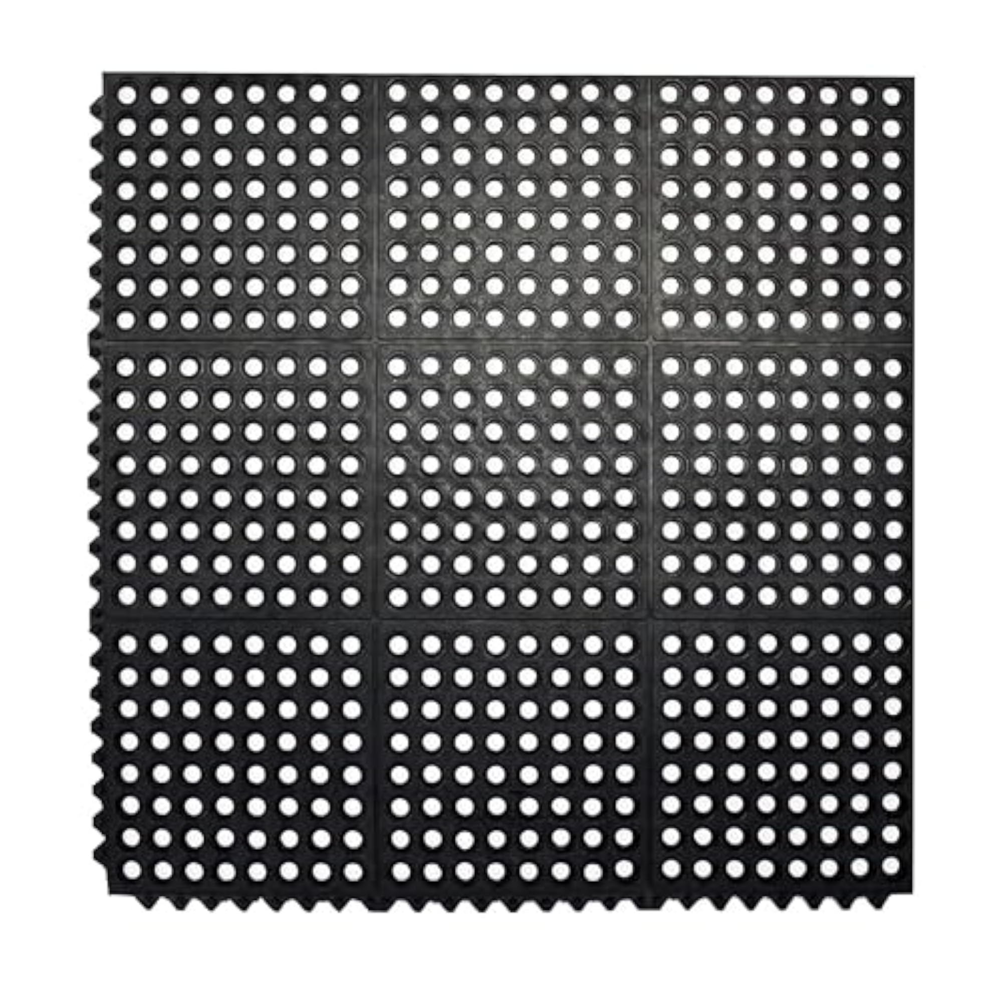 Interlocking Rubber Floor Mat for Restaurant Kitchen