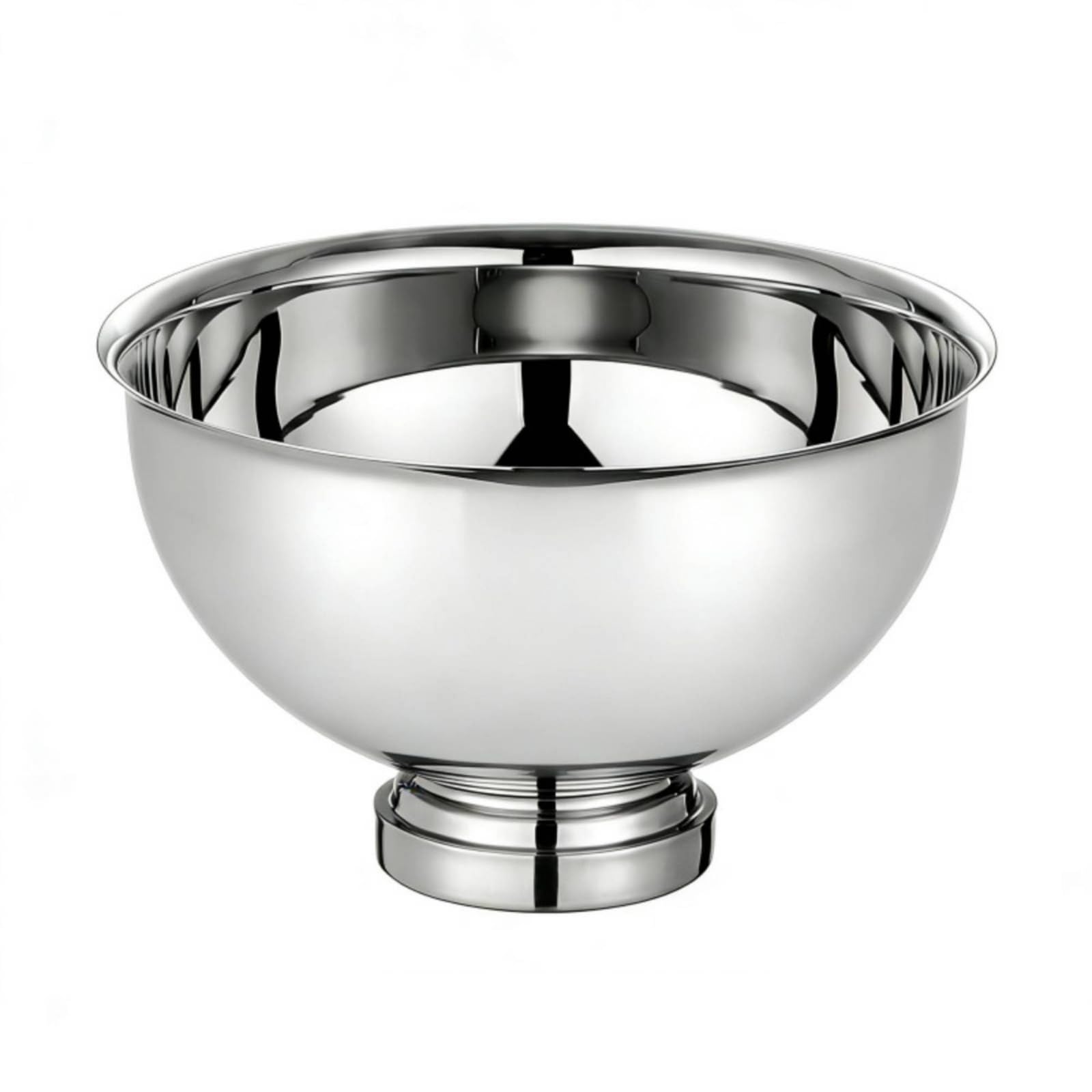 Rinfrescatore in Acciaio Inox Secchiello Capiente Portabottiglie per Ristoratori, Feste, Ristoranti, Argento