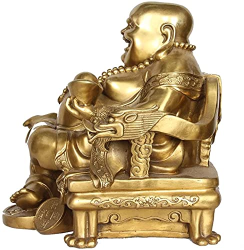 Amazon｜マイトリーヤ仏の仏教の神の神の神の龍の椅子の上に座って