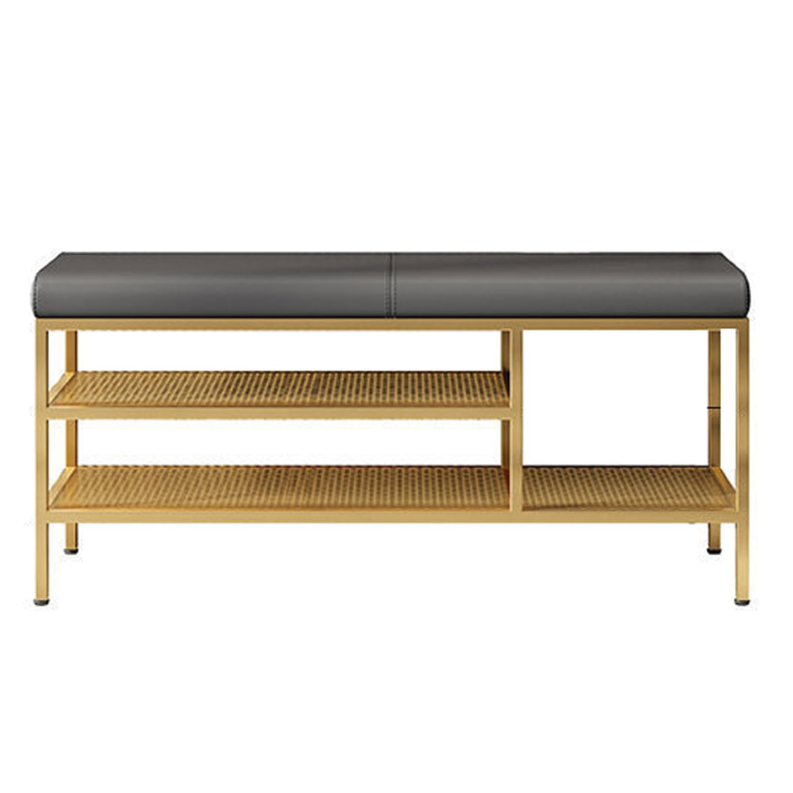 Banc à chaussures moderne 80cm avec coussin confortable pour entrée stylée