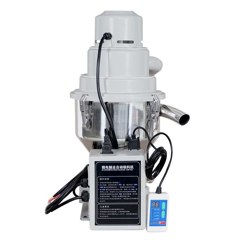 Máquina alimentadora al vacío - Cargador automático de succión, 220 V, 1,1 kW, 250 kg/h, control por microordenador, alarma de material para pellets de plástico, granos, soja, maíz