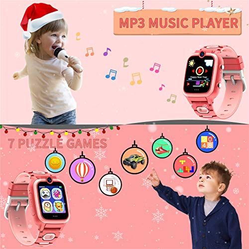 Capture Every Moment With Our Dual Camera Smart Watch For Kids - Mp3 Player, Pedometer, 33 Clock Faces, 7 Games, And More For Boys And Girls #TOP3