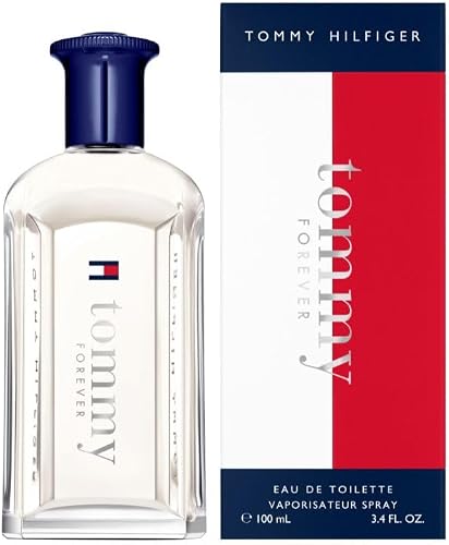 Tommy Hilfiger - Tommy Forever Eau de Toilette 100 ml - Perfume for Men - Fragrance Woody Aromatic - Zesty and Fresh Notes - Transparent Glass Bottle