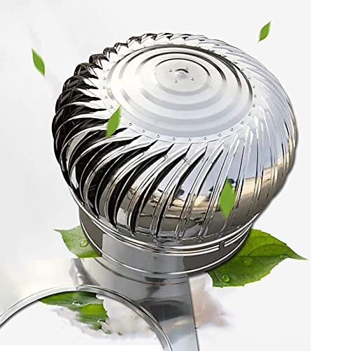Extractor de chimenea giratorio inoxidable de 110 mm para ventilación 3