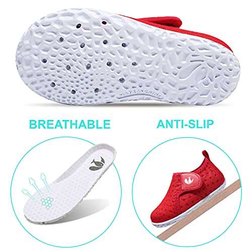 Image of FEETCITY Boys Girls Water Shoes Kids Aqua Socks Quick Dry Barefoot for Beach Swimming Pool