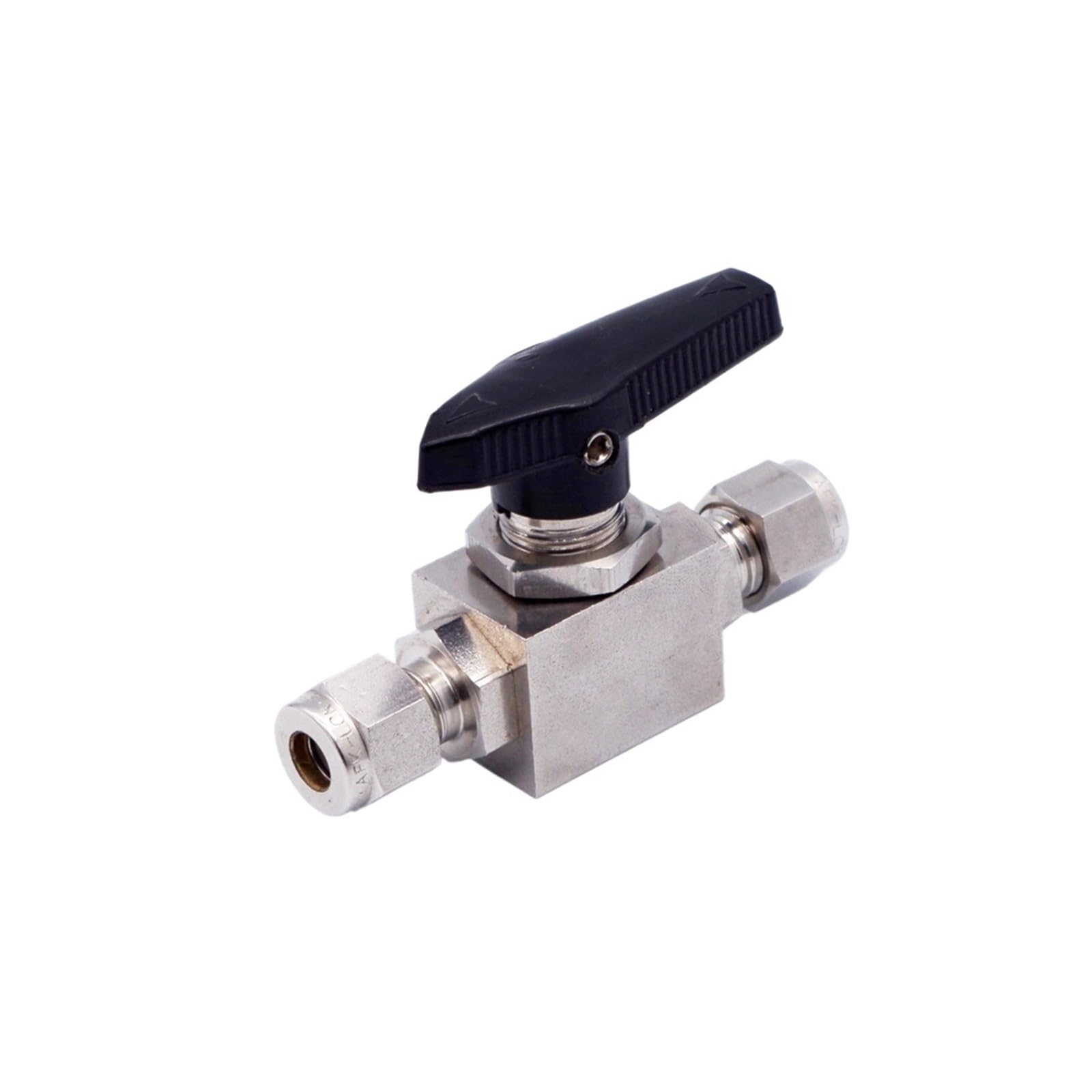 Embout de vanne à boisseau sphérique 8mm en acier inoxydable 3000 psi pour tube de gaz