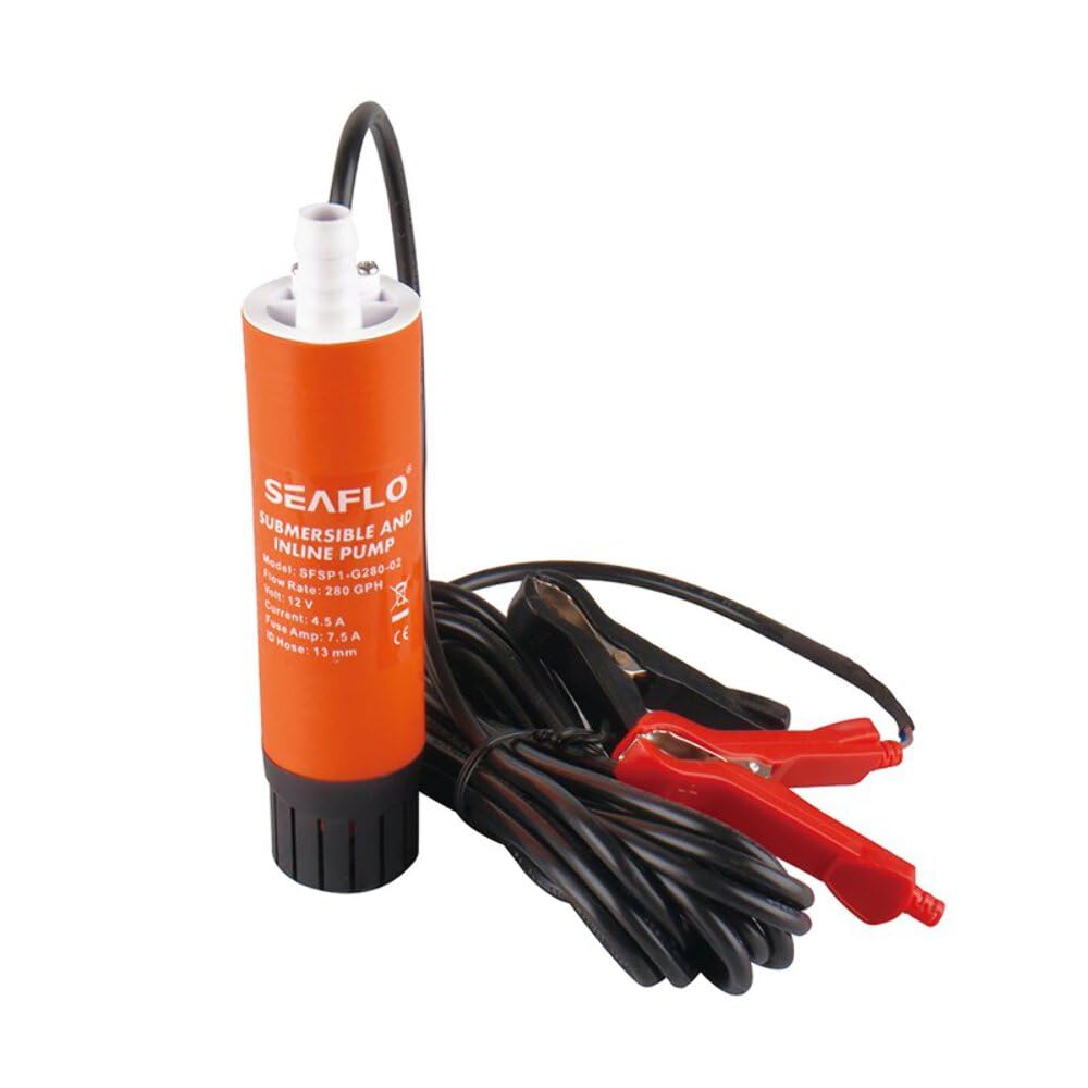 Seaflo 12V Inline Submersible Pump 280Gph