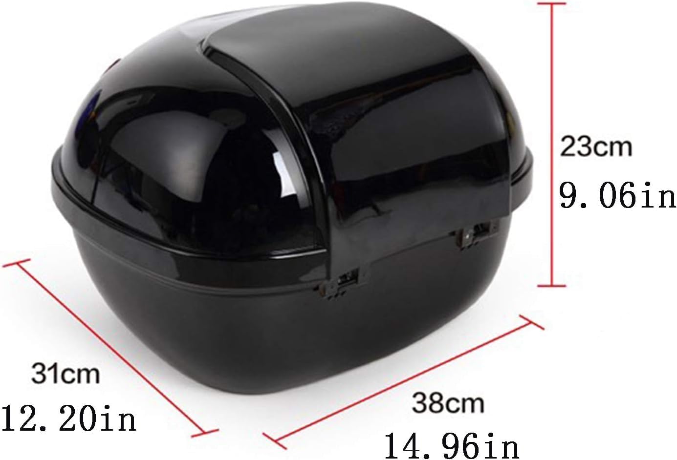 Boîte de rangement pour moto - Support universel pour casque de scooter, cyclomoteur et quad