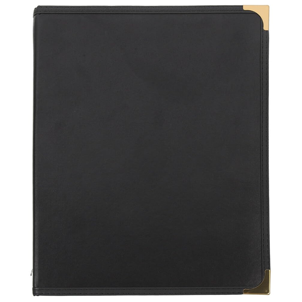 Kichvoe Transparent Menu Cover Holder Recipe Planner Binder Rounded Corners Lightweight and Portable Design for Restaurants Cafes and Catering Venues