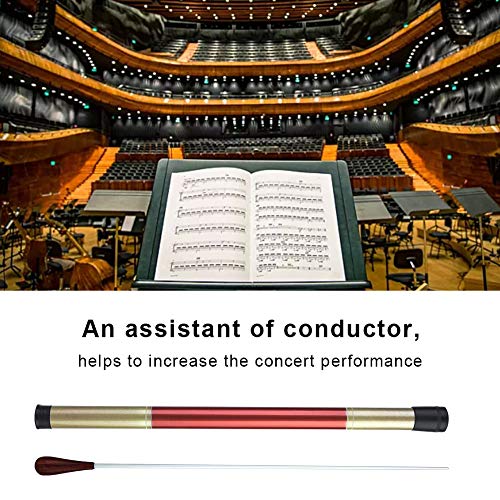 Baton de Música, Baton de Maestro, Padauk Material para Coral