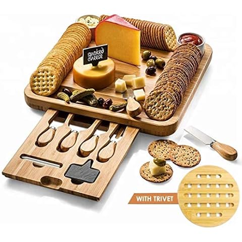 Juego de Cubiertos y Tablas de Queso de Bambú de Eco Life Kitchen Cover