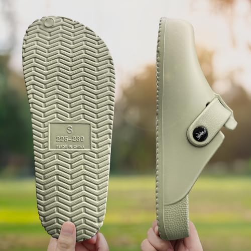 Image of KEMISANT Women Clogs,Comfortable Mules Sandals Slippers Nurse Garden Shoes Unisex for Men Cushioned Support