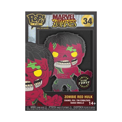 Marvel Zombie Pin Pin' Pop! Émaillé Hulk Glow In The 10 Cm - vue 6