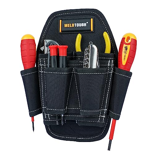 Image of Small Tool Pouch with Belt Clip,Small Tool Holder Pouch, Min Work Organizer Tool Holster and Knife Holder