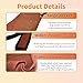 VALANIXUS Flame Retardant And Waterproof Tool Pocket Working Leather Apron for Outdoor Woodwork, Grilling, Kitchen, Unisex (Light Brown)
