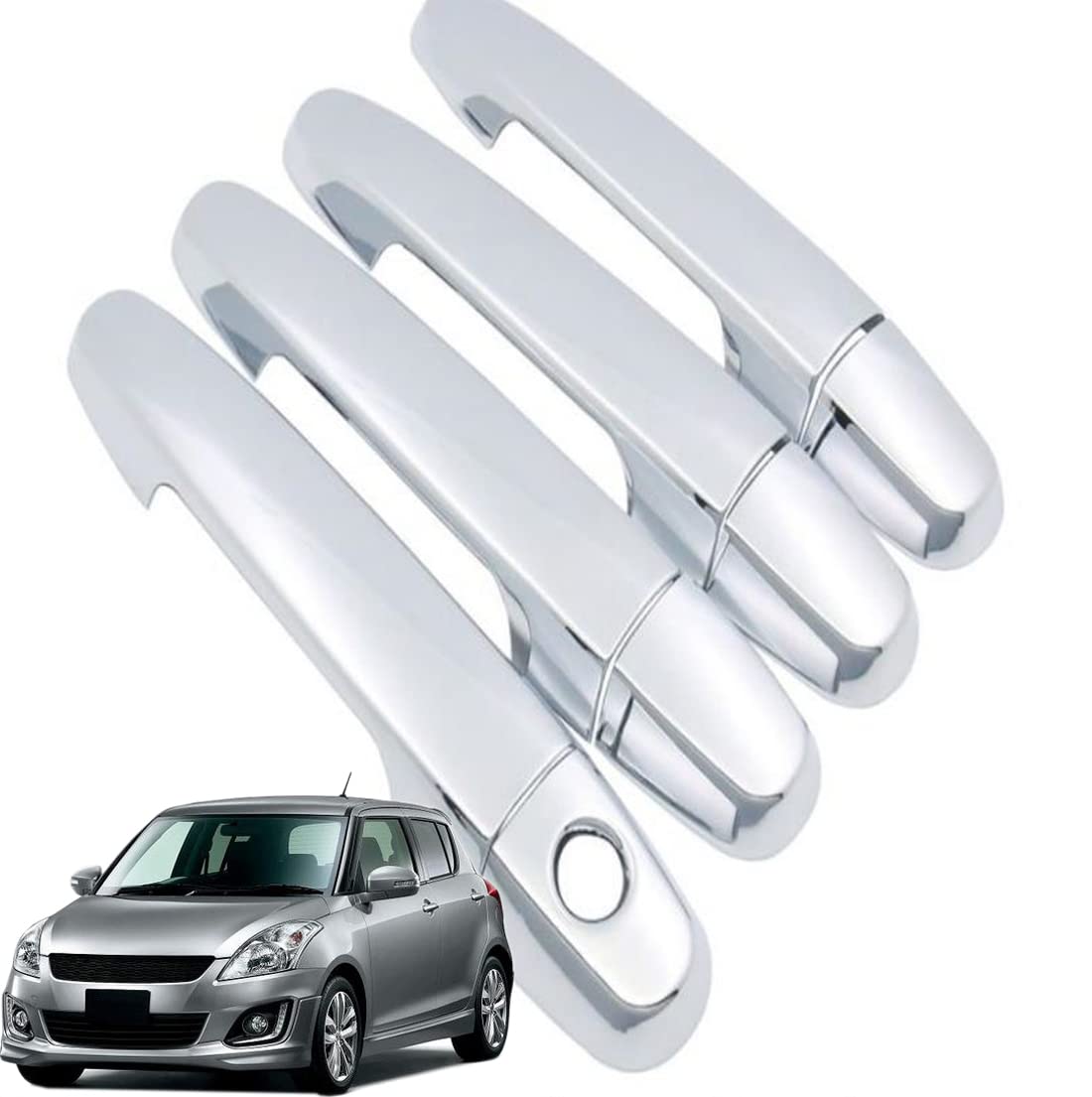 Car Door Handle Cover for Swift/Maruti/Dzire 2004-2014 2015 Exterior Door Handle Trim Door Handle Protector Sticker Panel Exterior Accessories