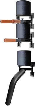 Wing Chun Wooden Dummy Stand, Freestanding ,for Martial Arts Training , Durable Wood Spring Design, Wall Mount Compatible