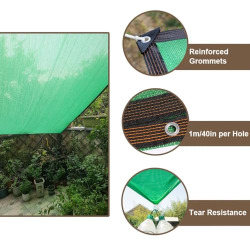 Toile d'ombrage durable pour jardin et usage extérieur longue durée