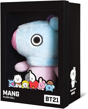 AURORA BT21 البضائع الرسمية ، لعبة MANG Soft ، متوسطة ، 61321 ، أرجوانية