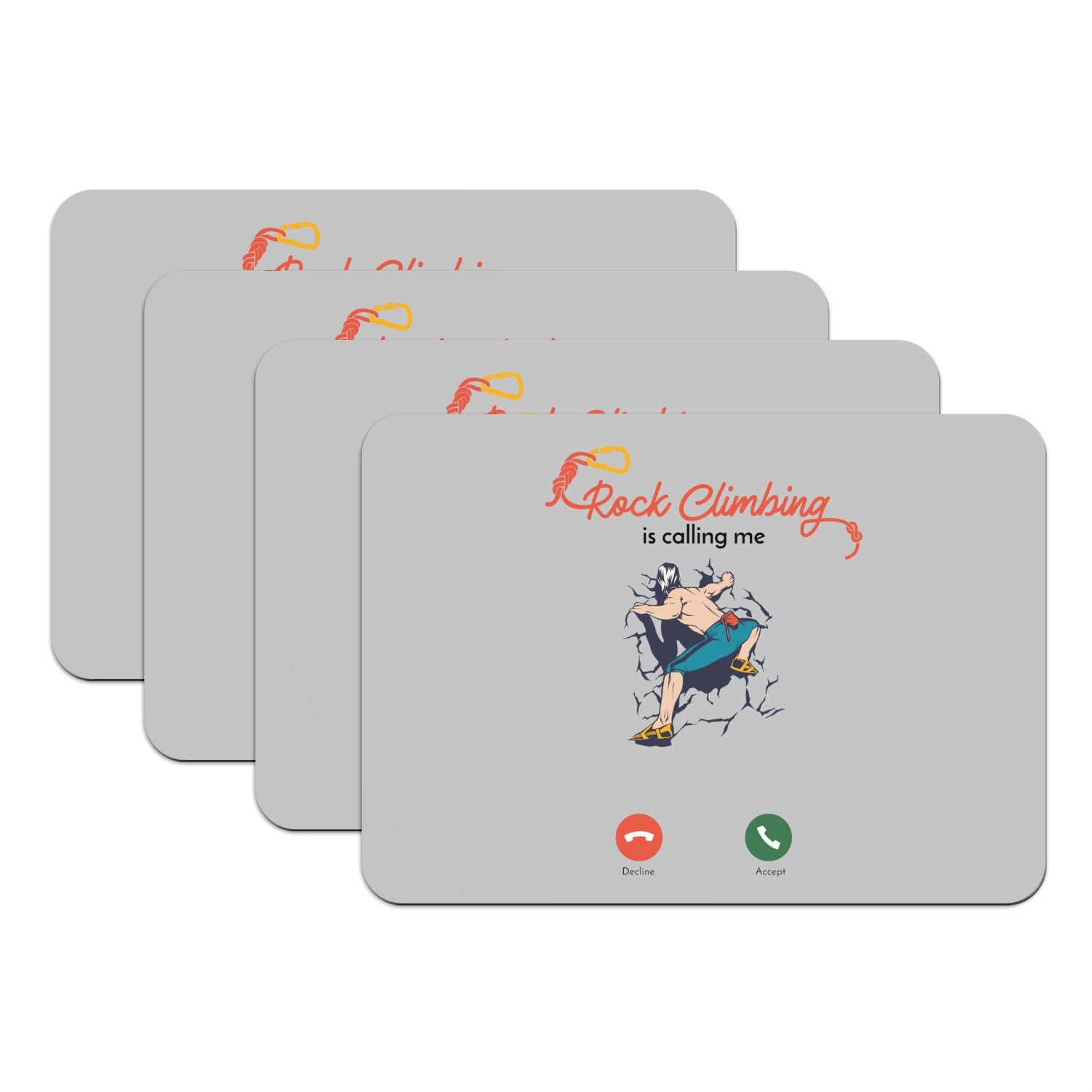 Tapis de table escalade grand format pour repas de grimpeurs passionnés