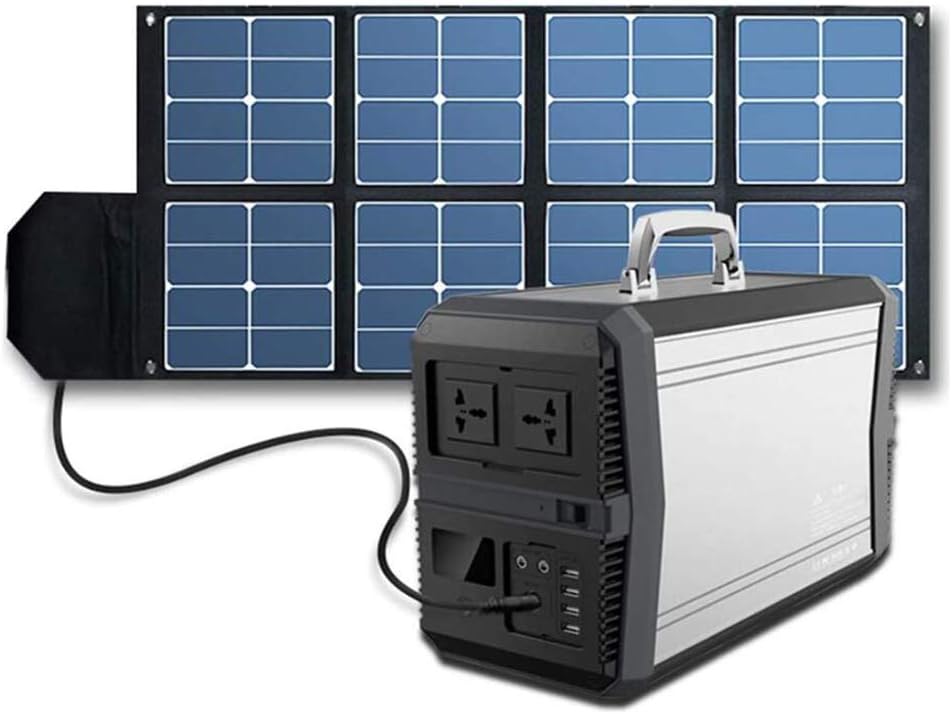 QXMR Portable Solar Generator 1000w Solar Power Statio Generator Lithium Battery Power Supply Rechargeable Generator 273000mah For Outdoor Camping