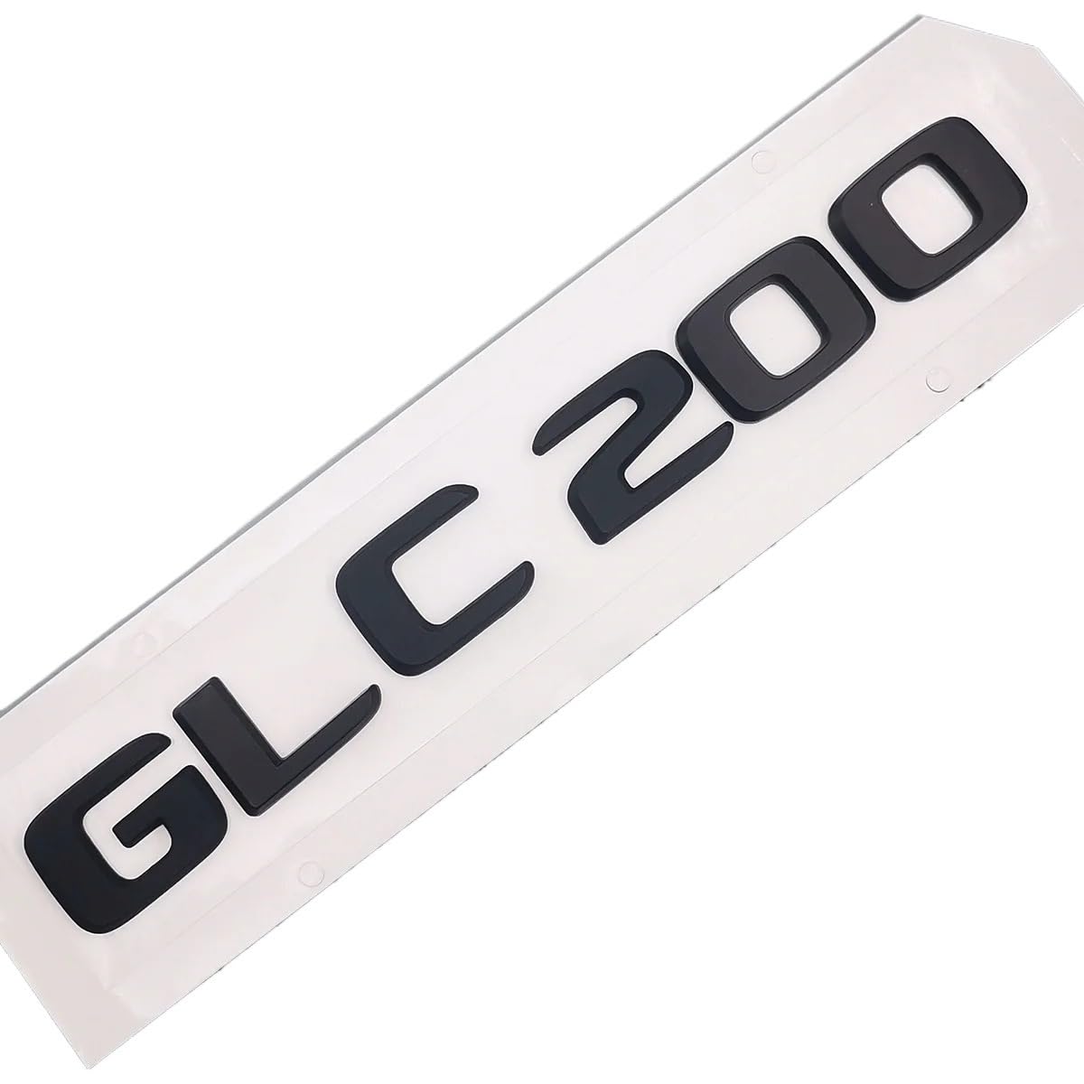 Logo GLC 200 Noir pour Mercedes Benz - Emblème Arrière de Voiture Élégant