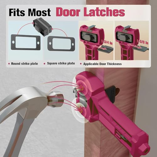 Outil de mortaise de loquet de porte et kit d'installation universel