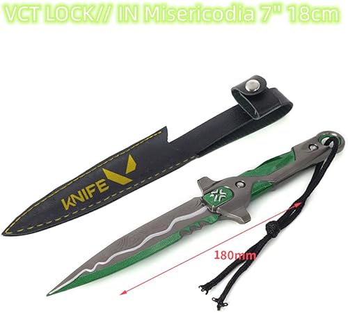 Miniatura 2 de Chewmeter Juego Valorant VCT Lockin Misericórdia Cuchillo Modelo Figuras de Acción Juego Juguetes Colección Llavero Regalo Escritorio Decoración