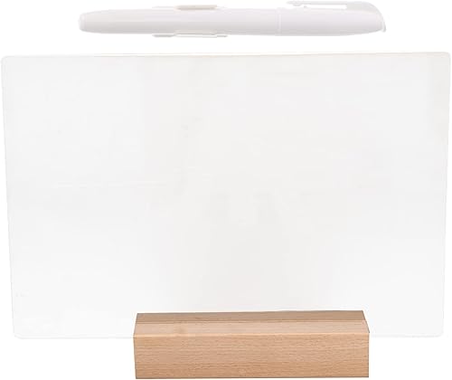 Tablero de notas acrílico, tablero de mensajes brillante, tablero de notas escolar, lámpara de noche, tablero de mensajes, tablero de notas de mesa,