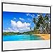Best Choice Products 119in HD Indoor Pull Down Manual Widescreen 1:1 Gain Projector Screen for Home Theater, Office, Entertainment - White