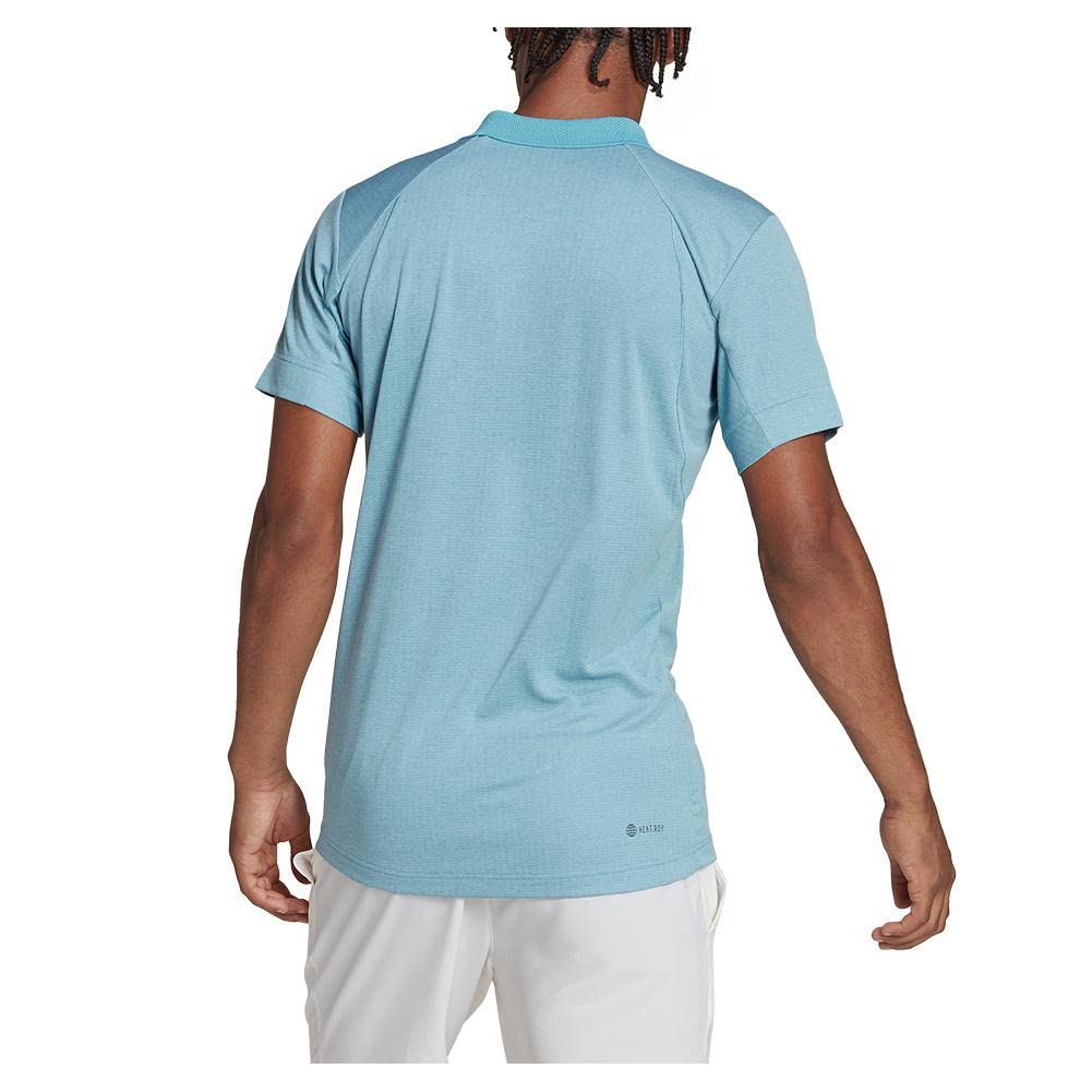 adidas Freelift - Polo da tennis da uomo, colore: Blu