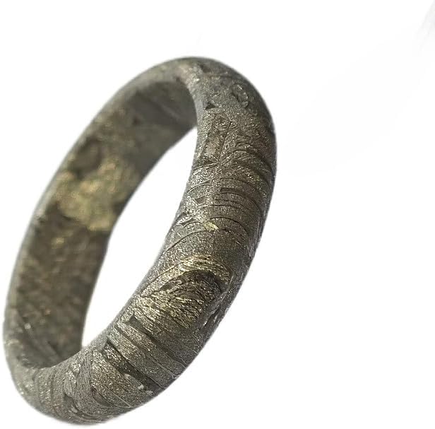 Muonionalusta meteorite ring, natural iron meteorite pendant handmade jewelry - Image 5