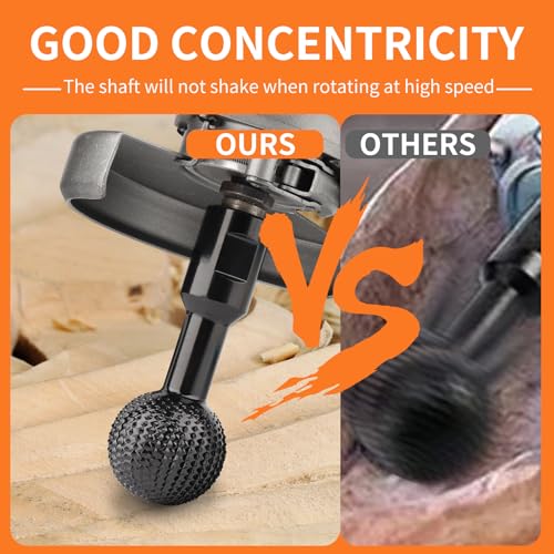 Boounyatin Sphere Rotary Burr With 5/8-11 Threads For 4 1/2 And 5 Inch Angle Grinder thumb #4