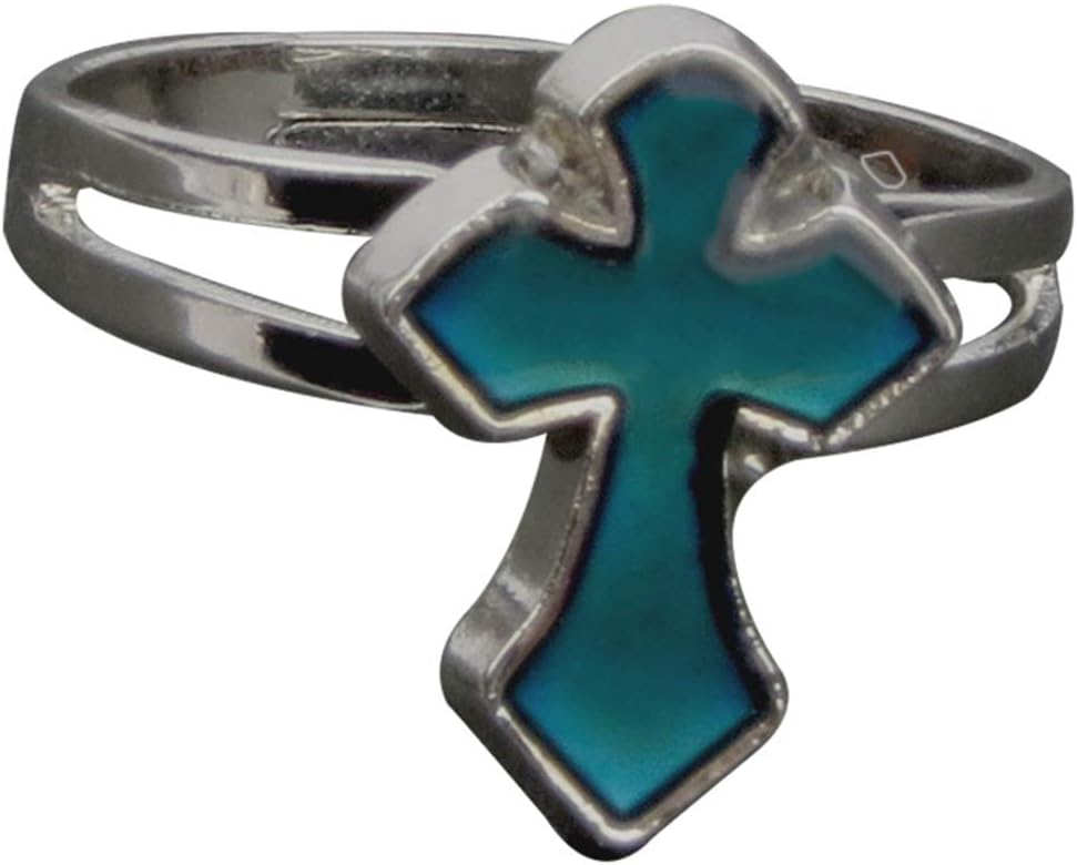 Jude Jewelers Adjustable Color Changing Mood Ring Inspirational Mystique Marble