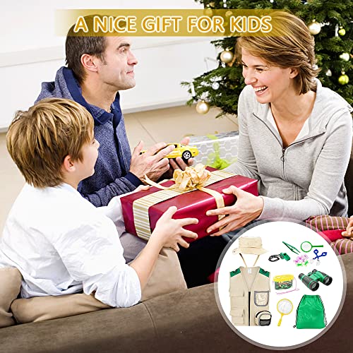 Zwbfu Kit De Aventura Infantil Kit Explorador Ao Ar Livre Brinquedo Educacional Precoce Com Colete D