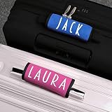 Customized Luggage Handle Wrap Tag - Personalized Name Identifier for Easy Luggage Spotting - Durable, Vibrant & Practical Travel Accessory - Personalized Gift(1)