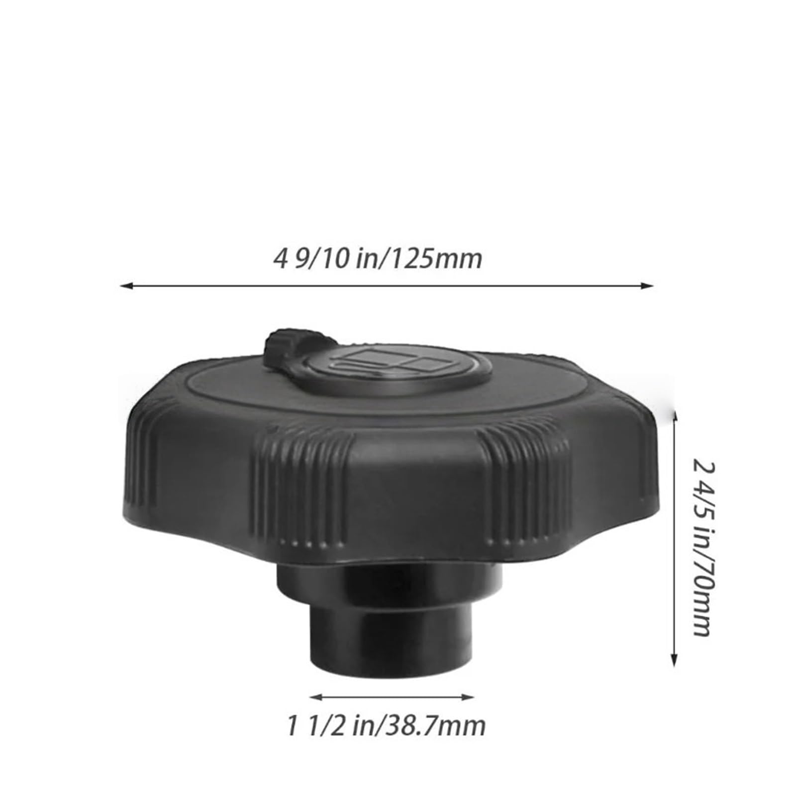 Tapón Depósito Combustible Tapa del tanque combustible con 2 llaves repuesto R5511-51120 para excavadoras Kubota serie K/KX cargadoras orugas SVL ruedas R630