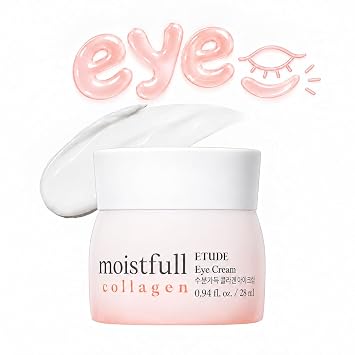 ETUDE Moistfull Collagen Korean Eye Cream, Hydrating, 0.94 fl oz