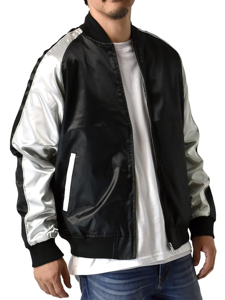 masu スカジャン ジャケット 48シルバー Blouson– MASU Official