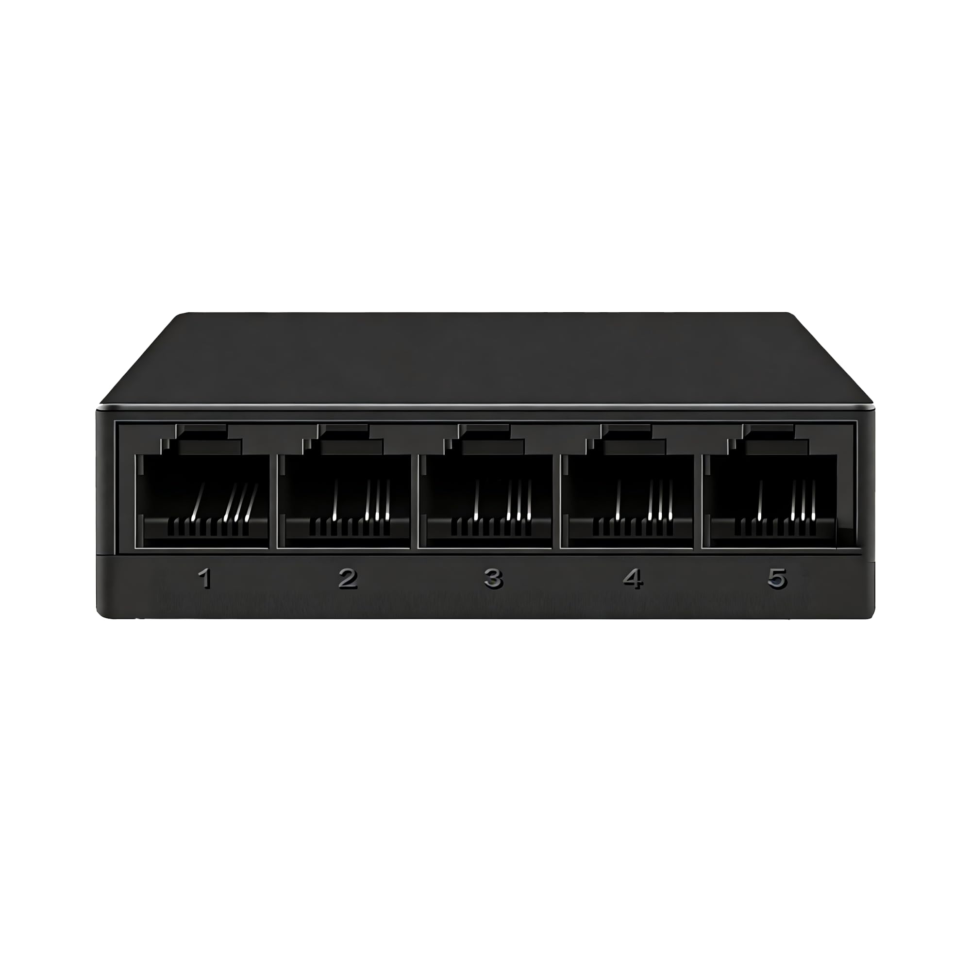 5 Port Fast Ethernet Switch 100Mbps USB 5V Powered Black Plastic Desktop Network Splitter Hub Plug and Play for Home Office Camera-image-29
