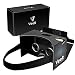 VeeR 3D Virtual Reality Headsets for VR 360 videos & movies compatible with Android, iOS & Windows smartphones within 3.5-6 inches (Black) - Inspired by Google Cardboard