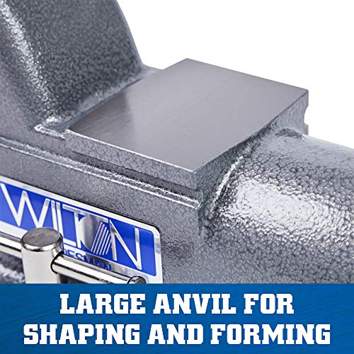 Wilton 1765 Tradesman Bench Vise, 6-1/2" Jaw Width, 6" Max Jaw Opening, 4" Throat Depth (28807) #TOP4