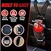 Badass Moto Car Fire Extinguisher Mount - Automotive Fire Extinguisher Mount for Vehicle Car Seat Headrest - Tool Free Seat Back Strap Install. Safety Kit Accessories for Jeep, Truck & SUV - 3 Pack