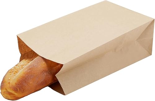 Miniatura 3 de GANKEIC 5.1 x 3.1 x 9.4 pulgadas, 50 bolsas de papel kraft para regalo de fiesta, Navidad, boda